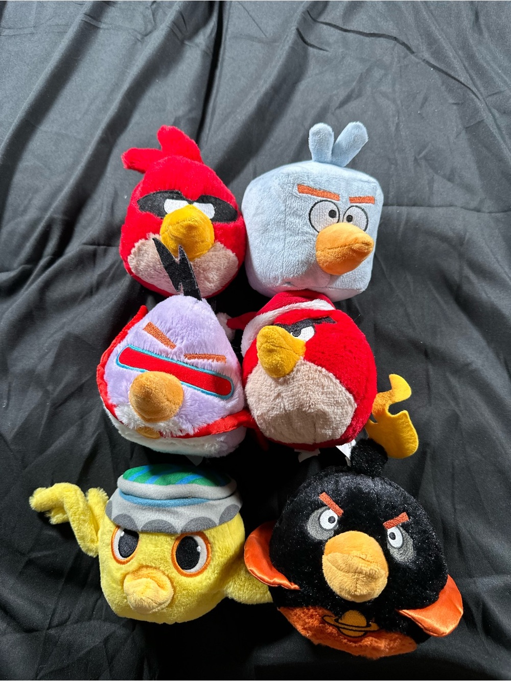 Angry Birds Retro Star Wars Christmas Rios Plush Toy Set Of 6 Pre Owned